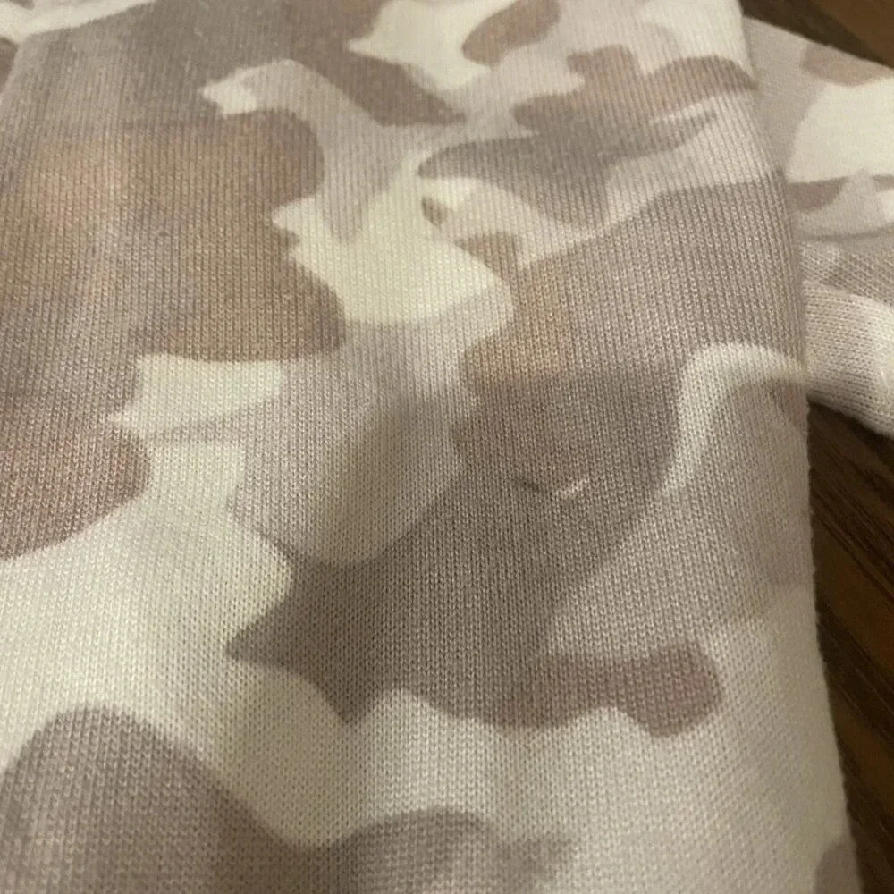 3T 90 Degree Pink Camouflage Matching Set, Athleisure, Long Sleeve, Lightweight